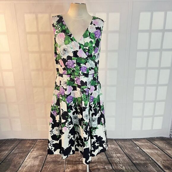 Talbots the Oprah collection NWT floral midi dress size 12 - Picture 4 of 16